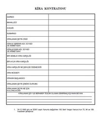 Kira Kontratı Örneği Dikkat Etidelecek Hususlar